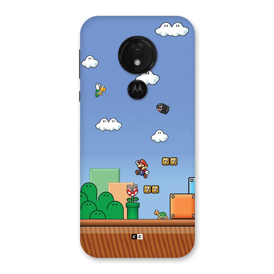 Super Plumber Back Case for Moto G7 Power