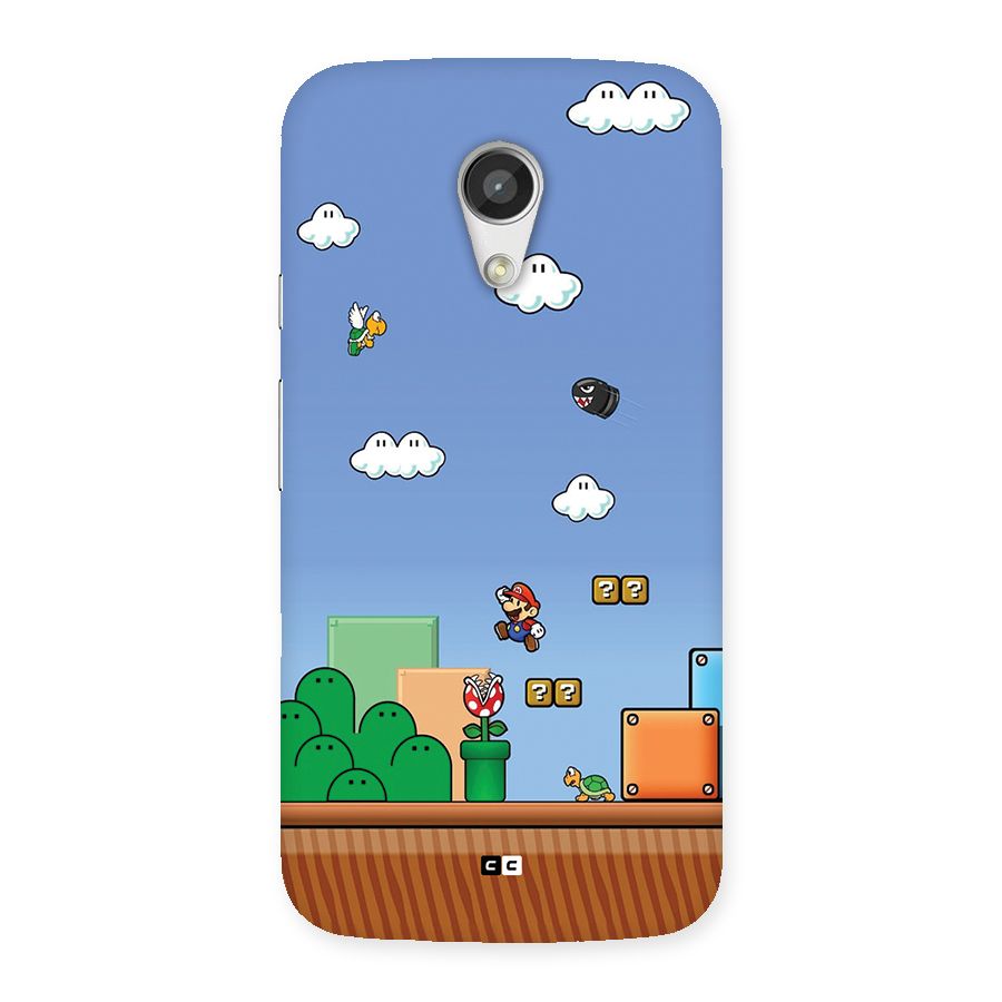Super Plumber Back Case for Moto G 2nd Gen