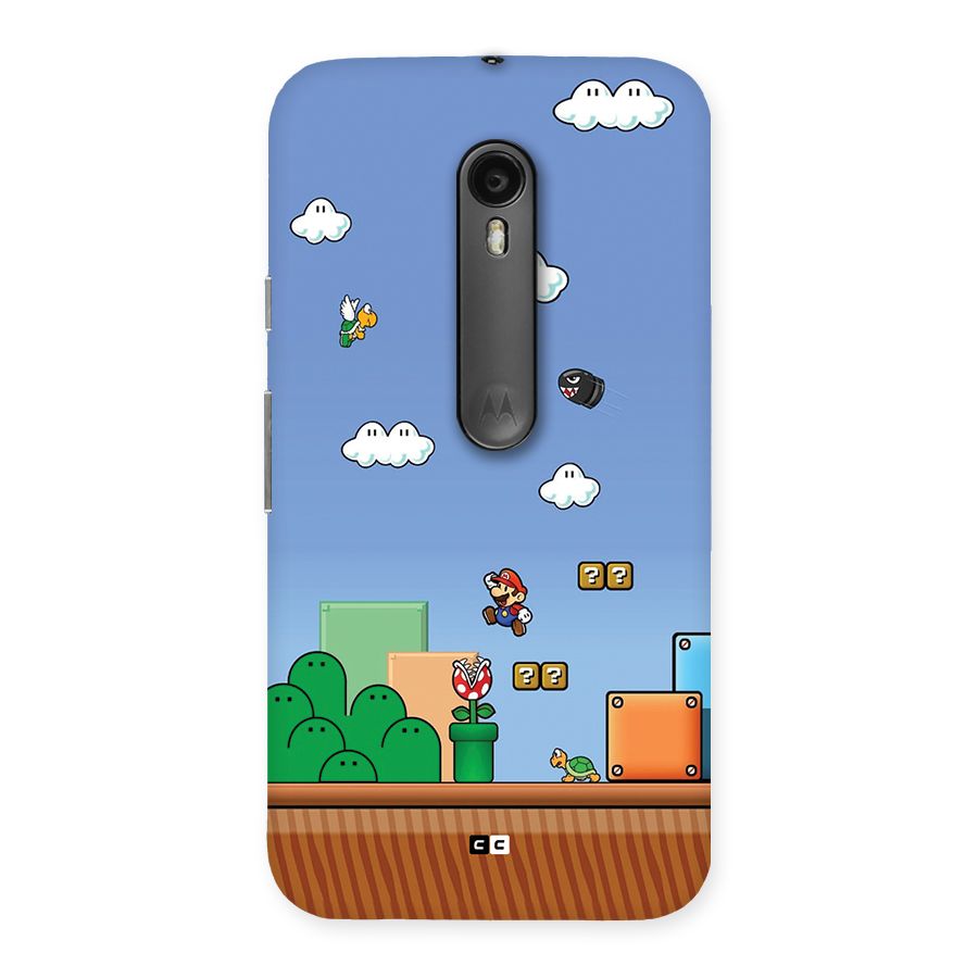 Super Plumber Back Case for Moto G Turbo