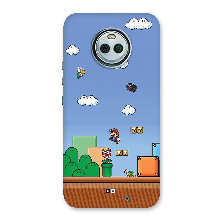 Super Plumber Back Case for Moto X4