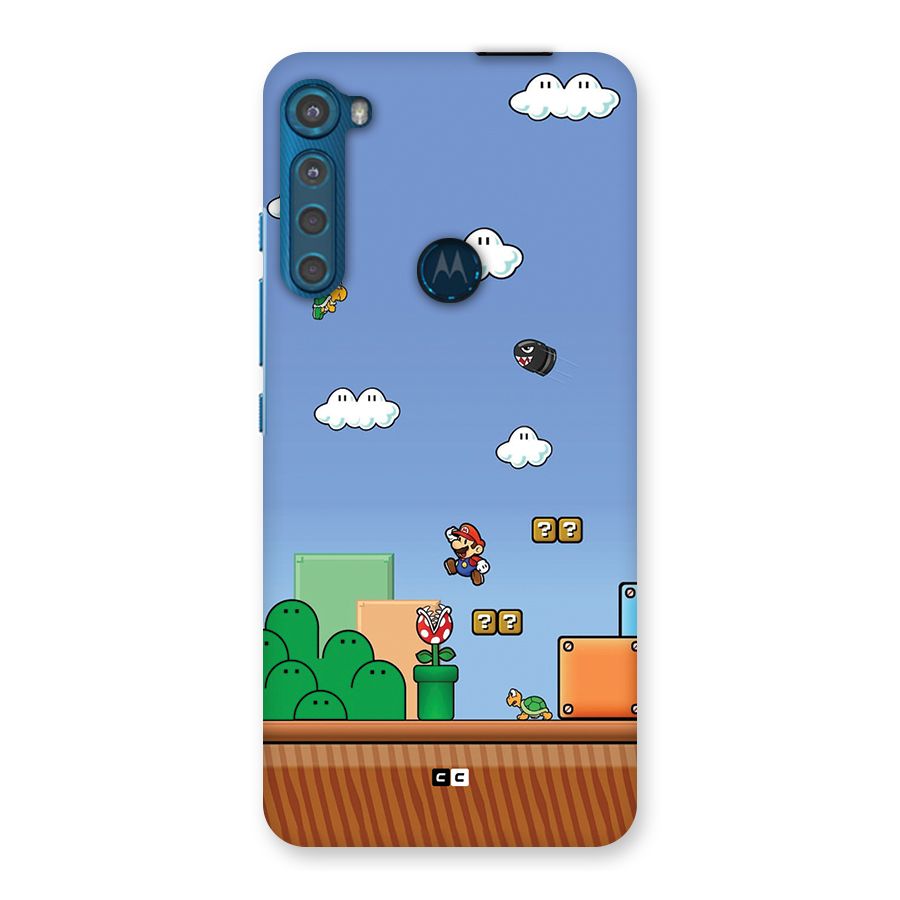 Super Plumber Back Case for Motorola One Fusion Plus
