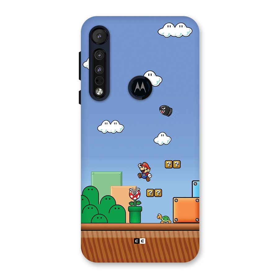 Super Plumber Back Case for Motorola One Macro