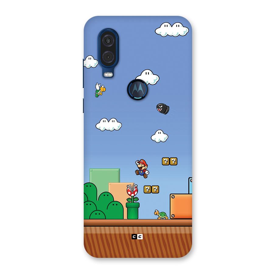 Super Plumber Back Case for Motorola One Vision