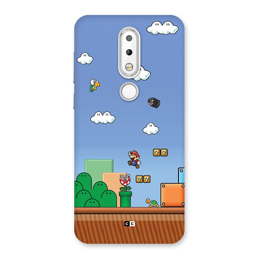 Super Plumber Back Case for Nokia 6.1 Plus