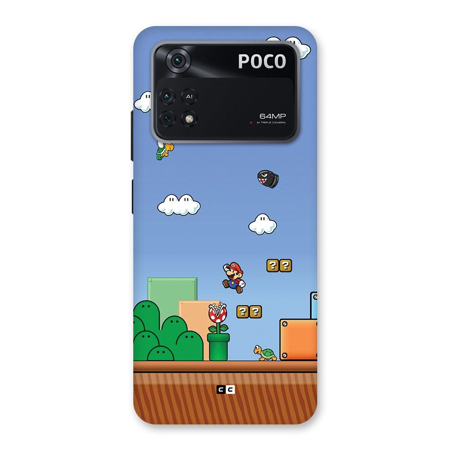 Super Plumber Back Case for Poco M4 Pro 4G