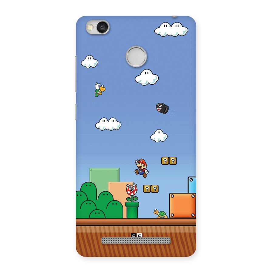 Super Plumber Back Case for Redmi 3S Prime