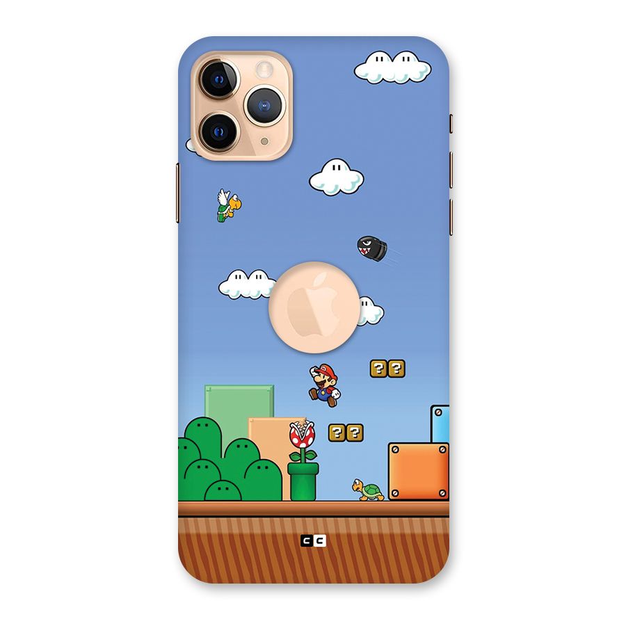 Super Plumber Back Case for iPhone 11 Pro Max Logo Cut