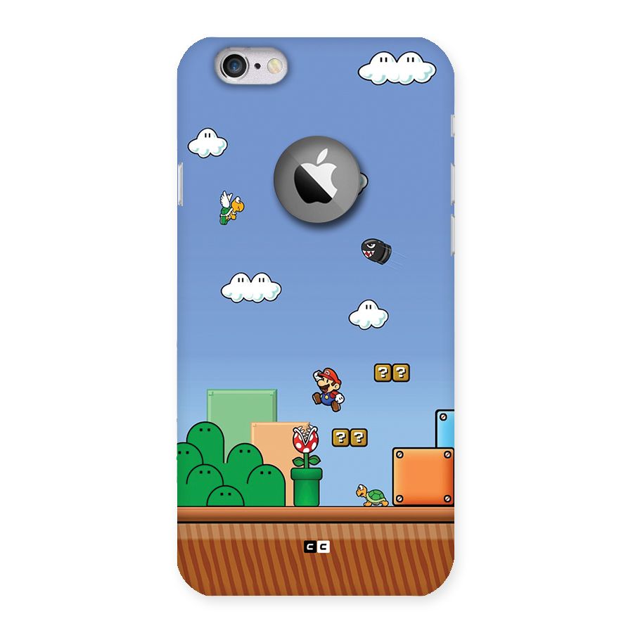 Super Plumber Back Case for iPhone 6 Logo Cut