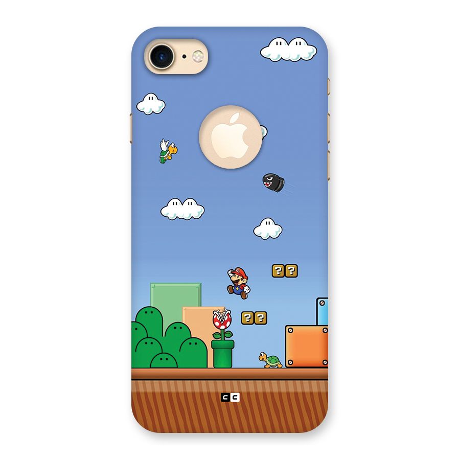 Super Plumber Back Case for iPhone 7 Logo Cut