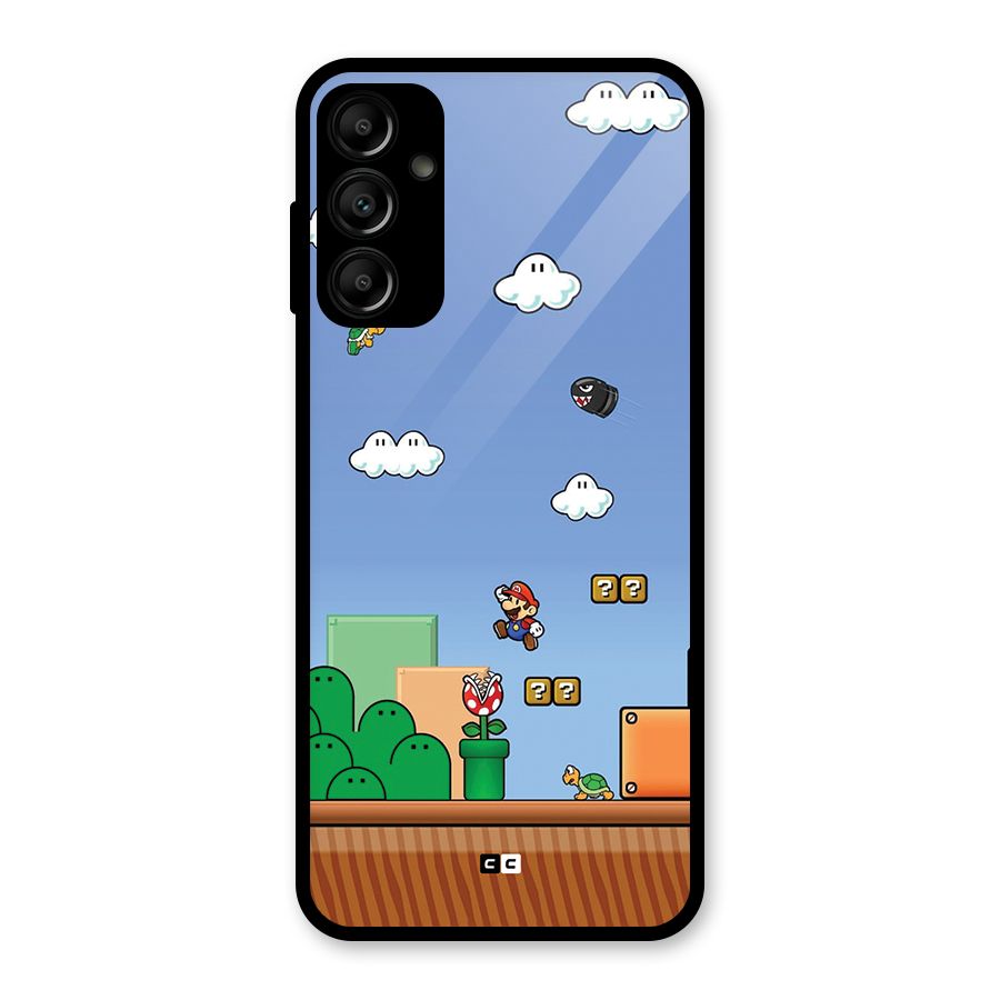Super Plumber Glass Back Case for Galaxy A14 5G