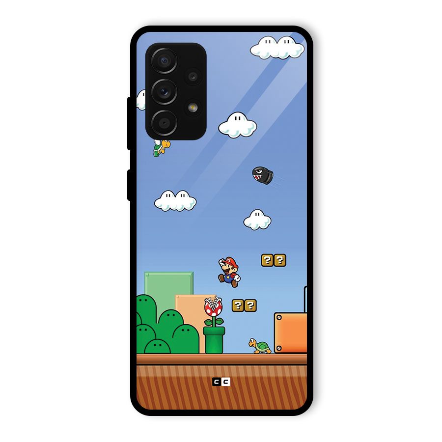 Super Plumber Glass Back Case for Galaxy A53 5G