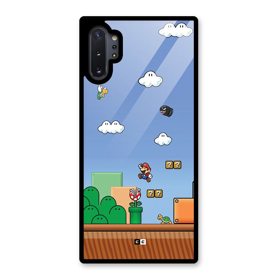 Super Plumber Glass Back Case for Galaxy Note 10 Plus