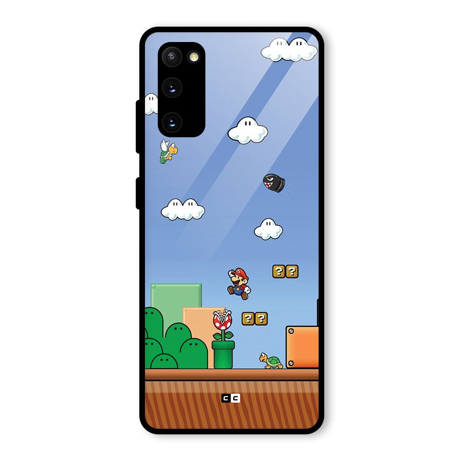 Super Plumber Glass Back Case for Galaxy S20 FE