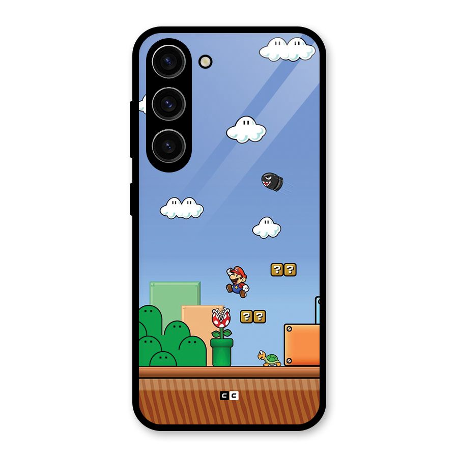 Super Plumber Glass Back Case for Galaxy S23