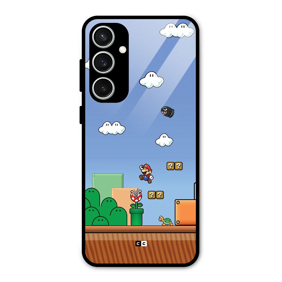 Super Plumber Glass Back Case for Galaxy S23 FE