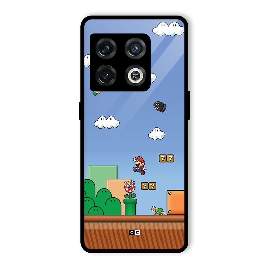 Super Plumber Glass Back Case for OnePlus 10 Pro 5G