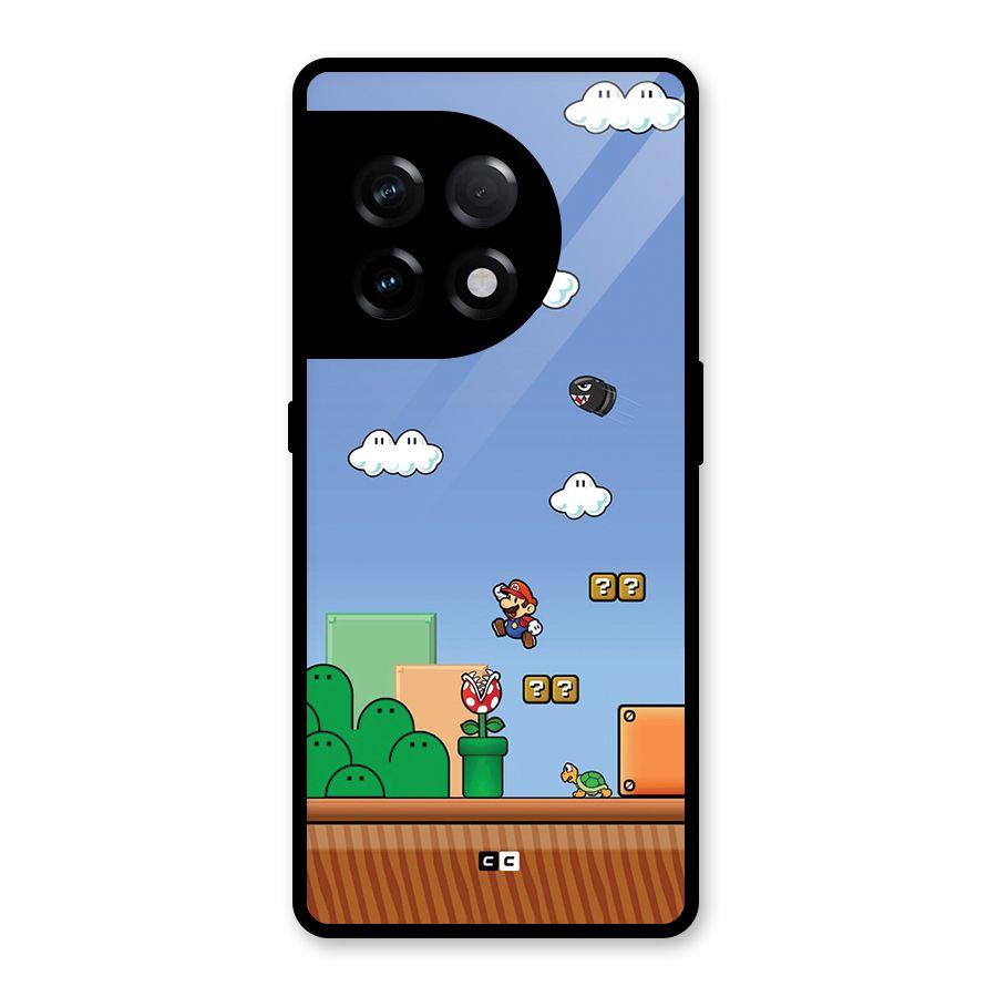 Super Plumber Glass Back Case for OnePlus 11R
