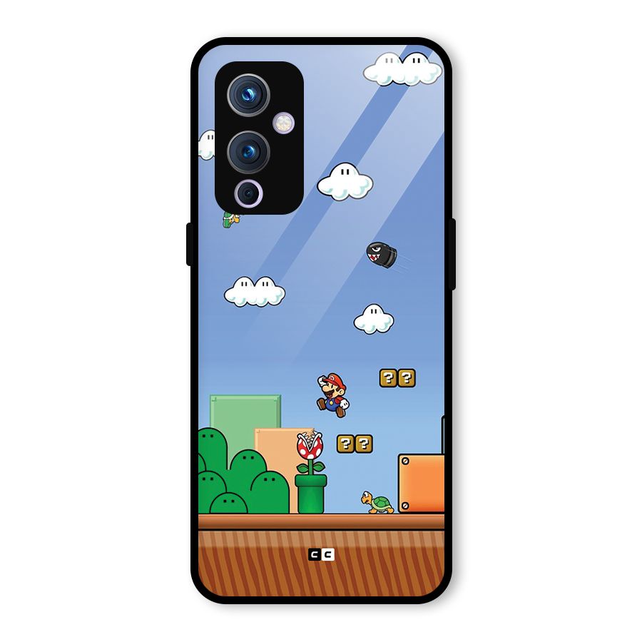 Super Plumber Glass Back Case for OnePlus 9
