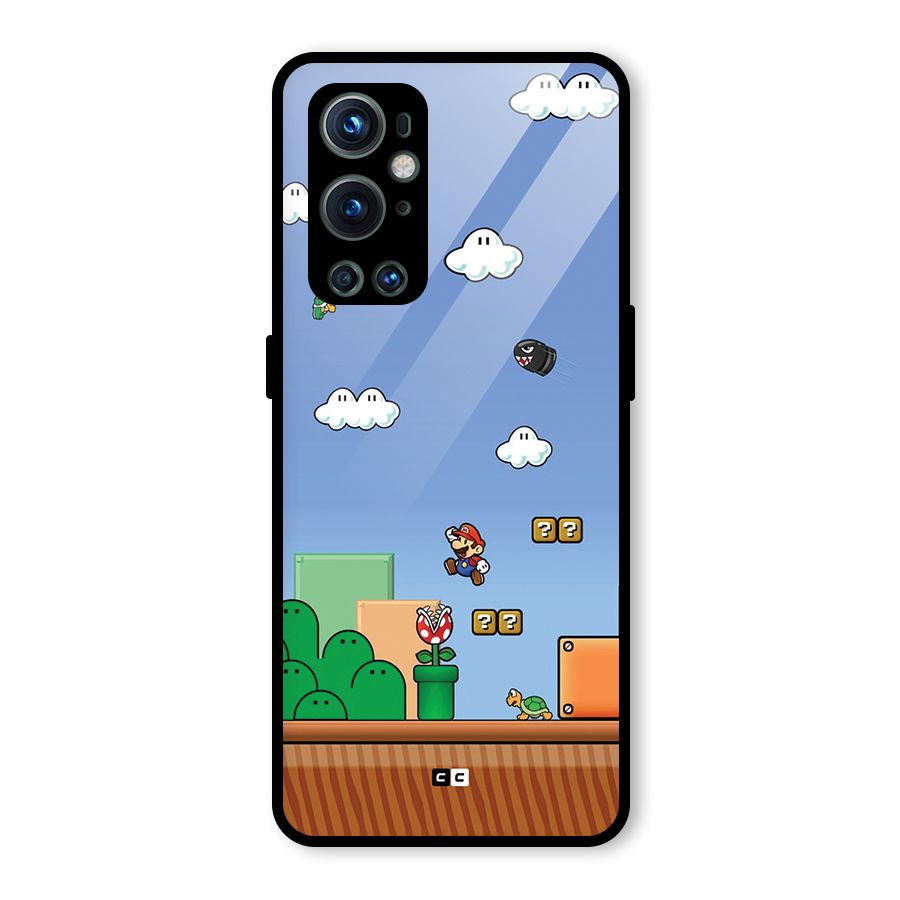 Super Plumber Glass Back Case for OnePlus 9 Pro