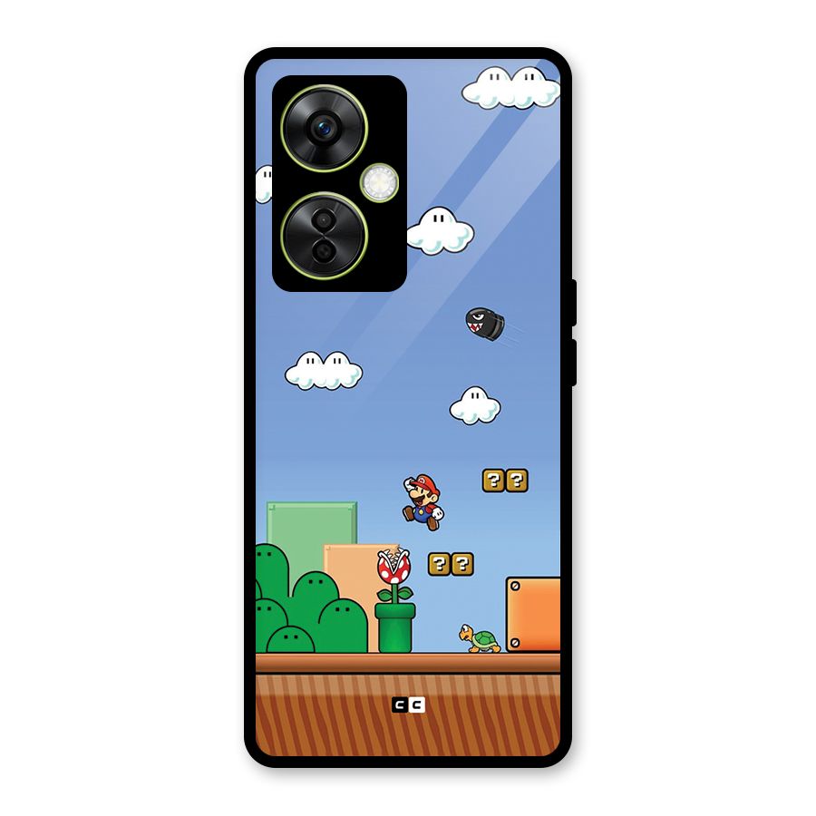 Super Plumber Glass Back Case for OnePlus Nord CE 3 Lite