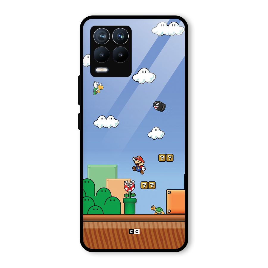 Super Plumber Glass Back Case for Realme 8