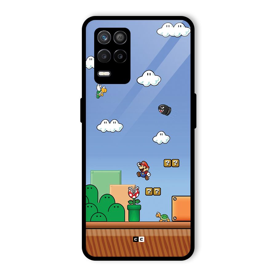 Super Plumber Glass Back Case for Realme 8 5G