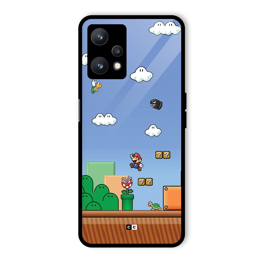 Super Plumber Glass Back Case for Realme 9 Pro 5G