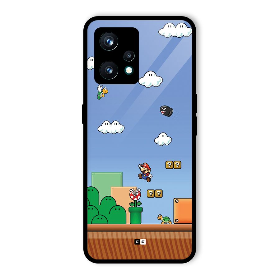Super Plumber Glass Back Case for Realme 9 Pro Plus 5G