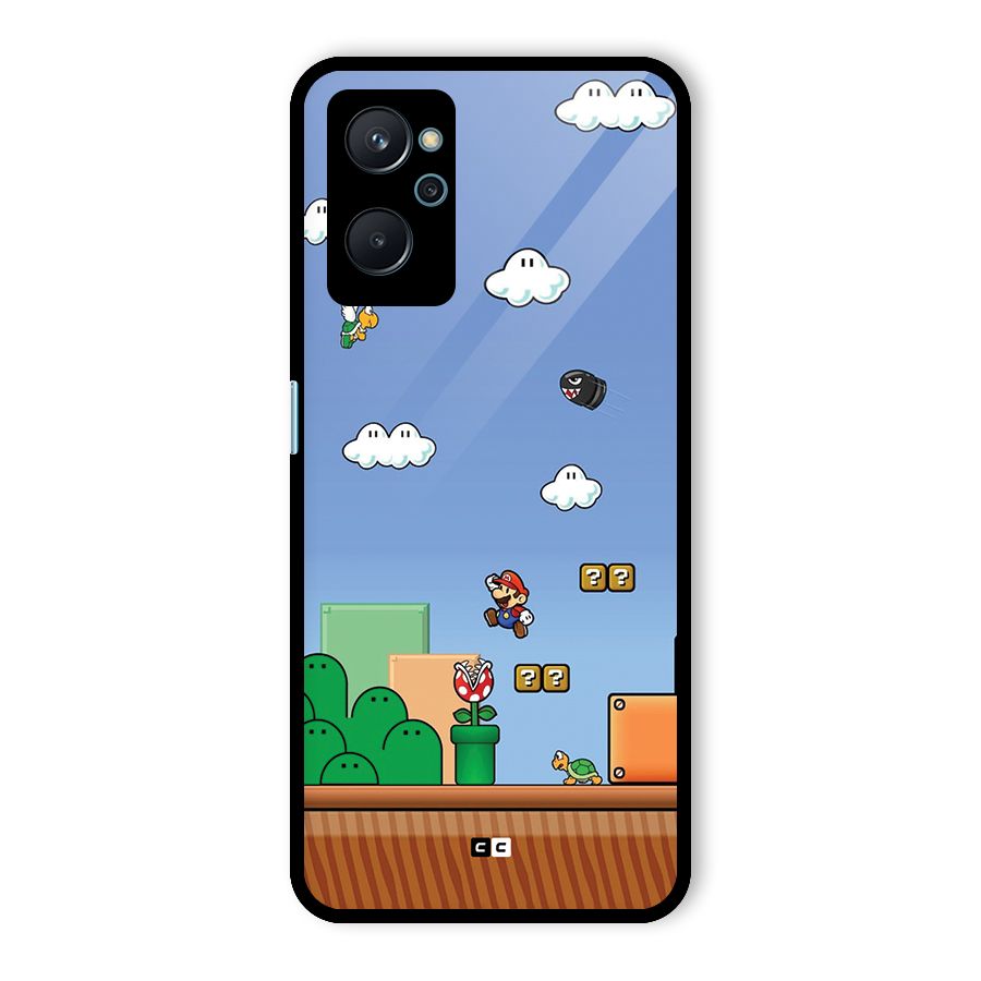 Super Plumber Glass Back Case for Realme 9i