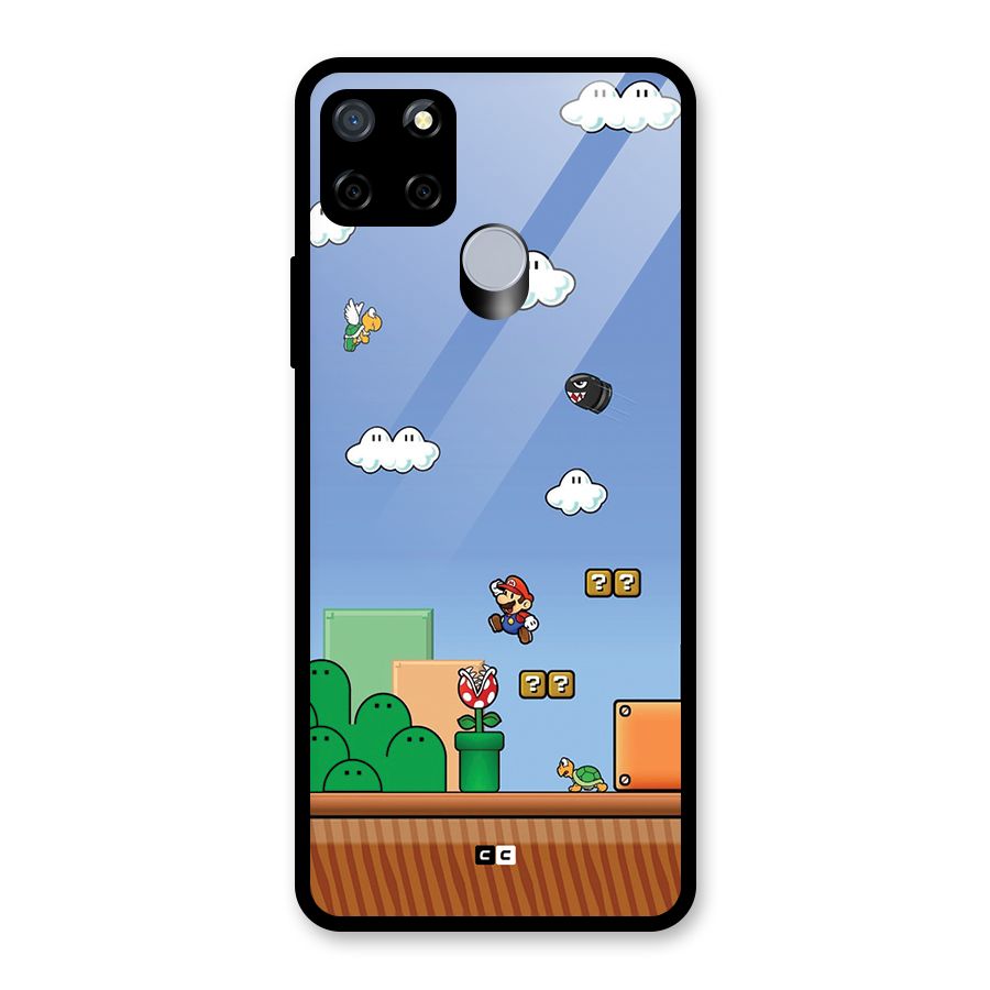 Super Plumber Glass Back Case for Realme C12