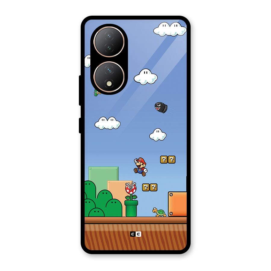 Super Plumber Glass Back Case for Vivo Y100