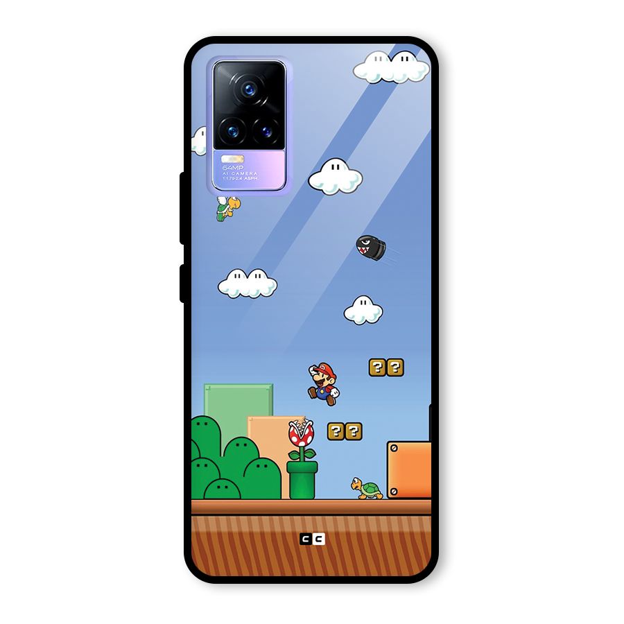Super Plumber Glass Back Case for Vivo Y73