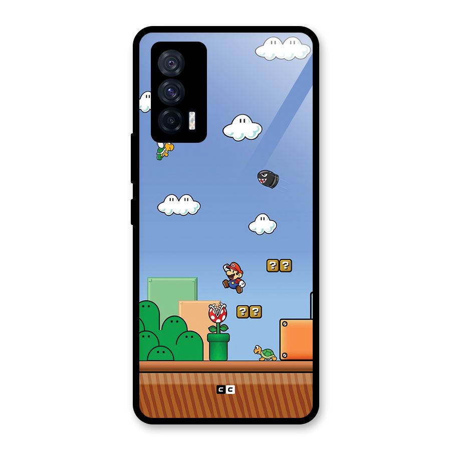 Super Plumber Glass Back Case for Vivo iQOO 7 5G