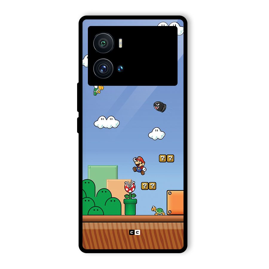 Super Plumber Glass Back Case for Vivo iQOO 9 Pro