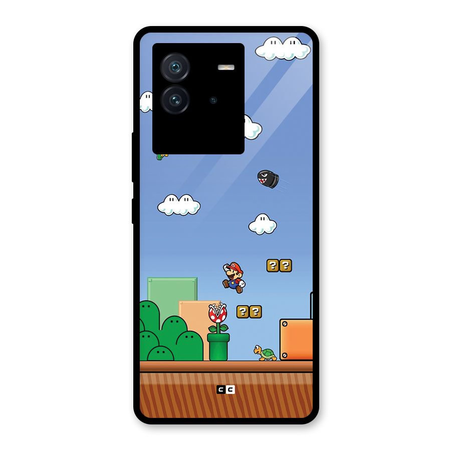 Super Plumber Glass Back Case for Vivo iQOO Neo 6 5G
