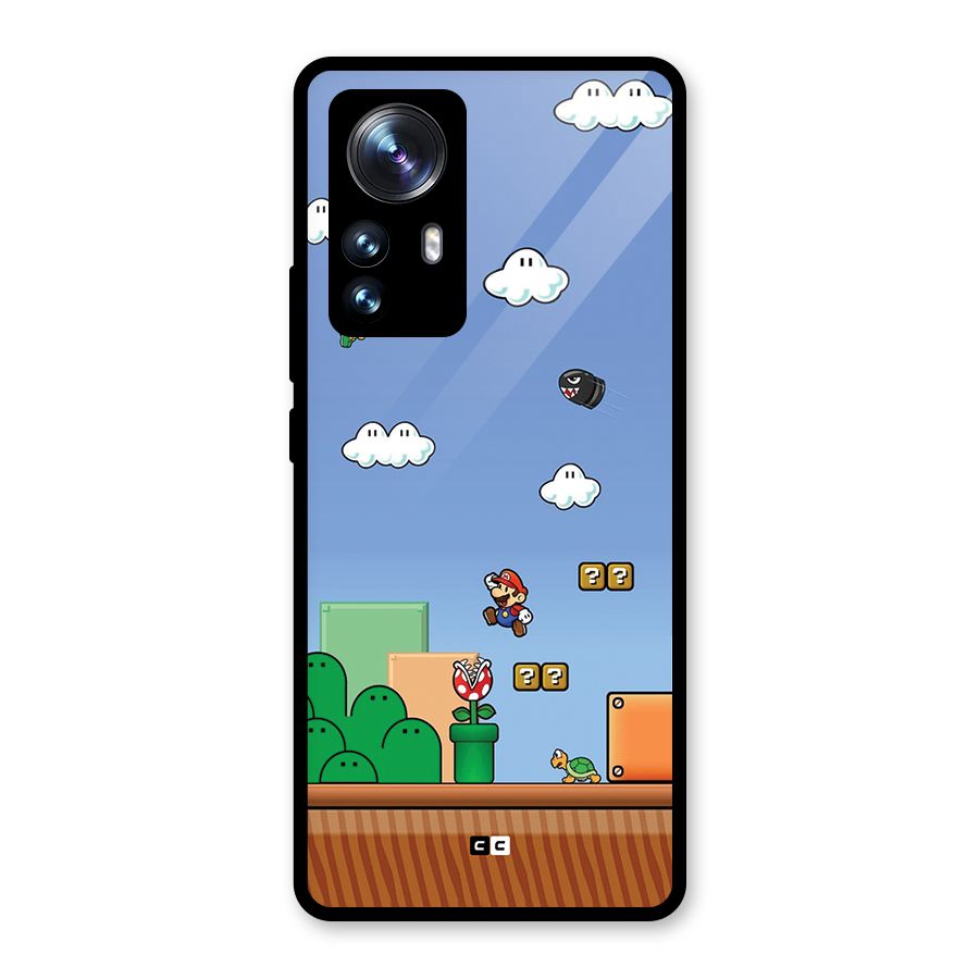 Super Plumber Glass Back Case for Xiaomi 12 Pro
