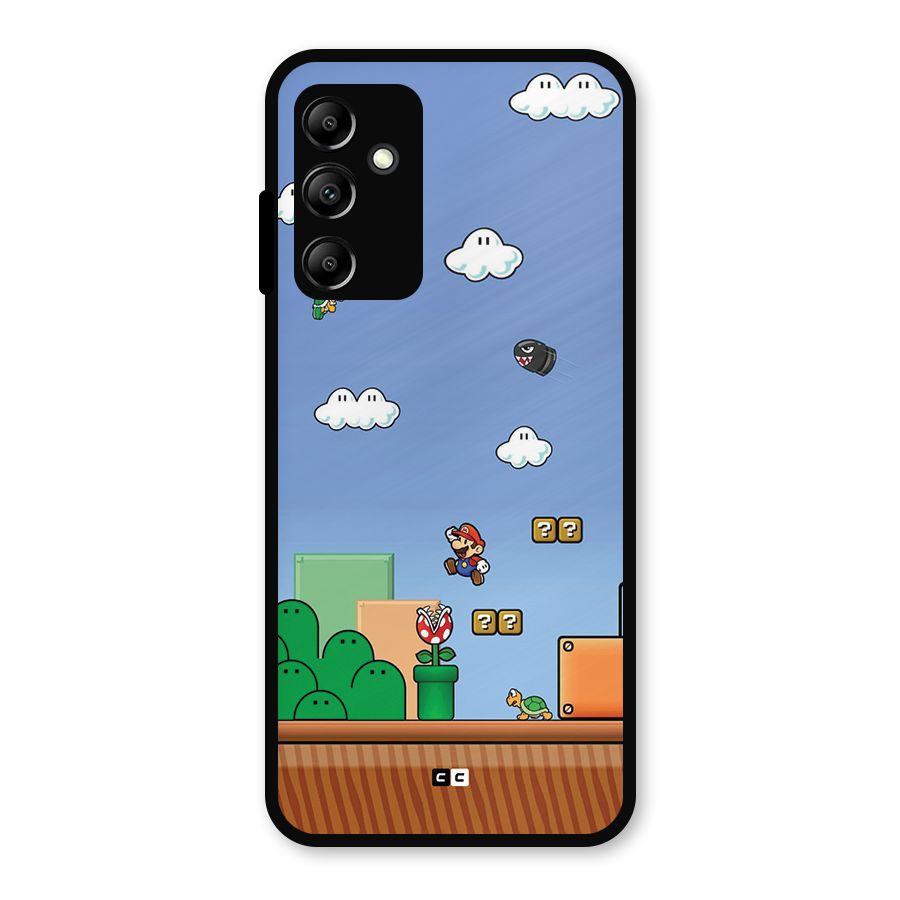 Super Plumber Metal Back Case for Galaxy A14 5G