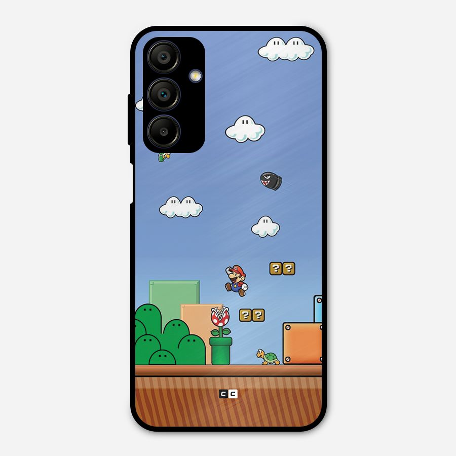 Super Plumber Metal Back Case for Galaxy A15 5G