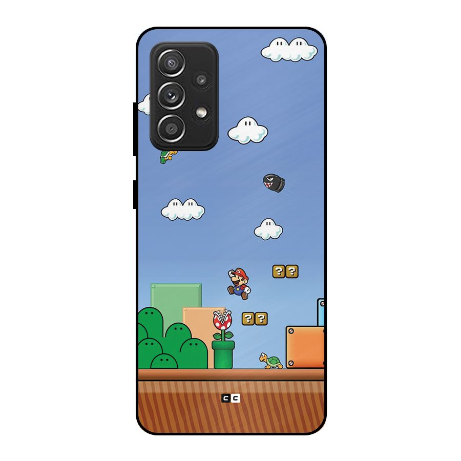 Super Plumber Metal Back Case for Galaxy A52s 5G