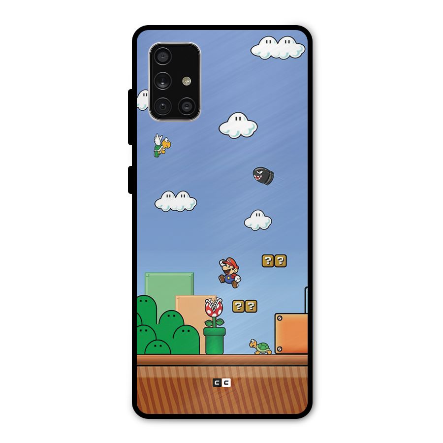 Super Plumber Metal Back Case for Galaxy A71