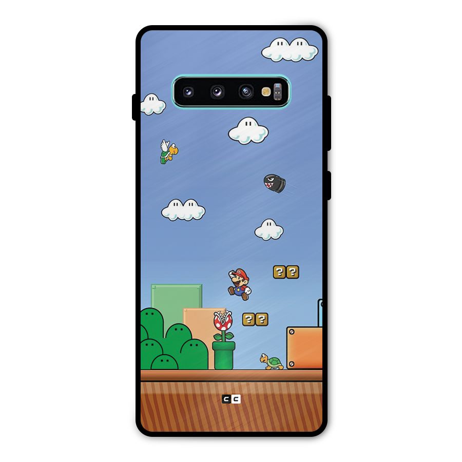 Super Plumber Metal Back Case for Galaxy S10 Plus