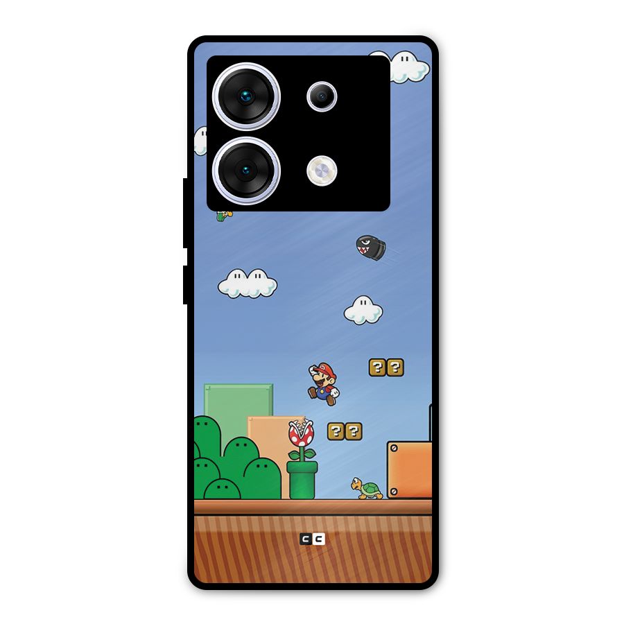 Super Plumber Metal Back Case for Infinix Zero 30 5G