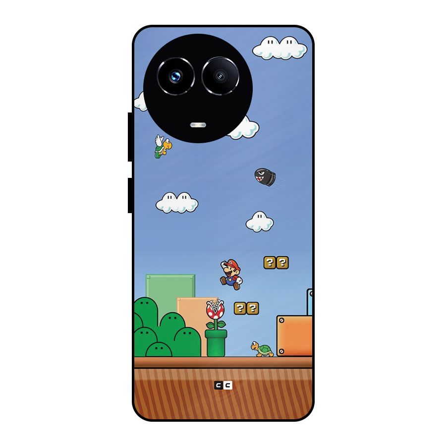 Super Plumber Metal Back Case for Realme 11 5G