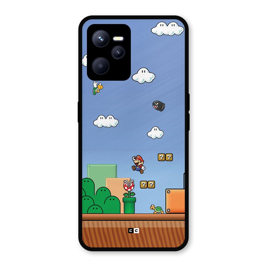 Super Plumber Metal Back Case for Realme C35