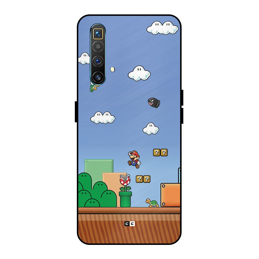 Super Plumber Metal Back Case for Realme X3