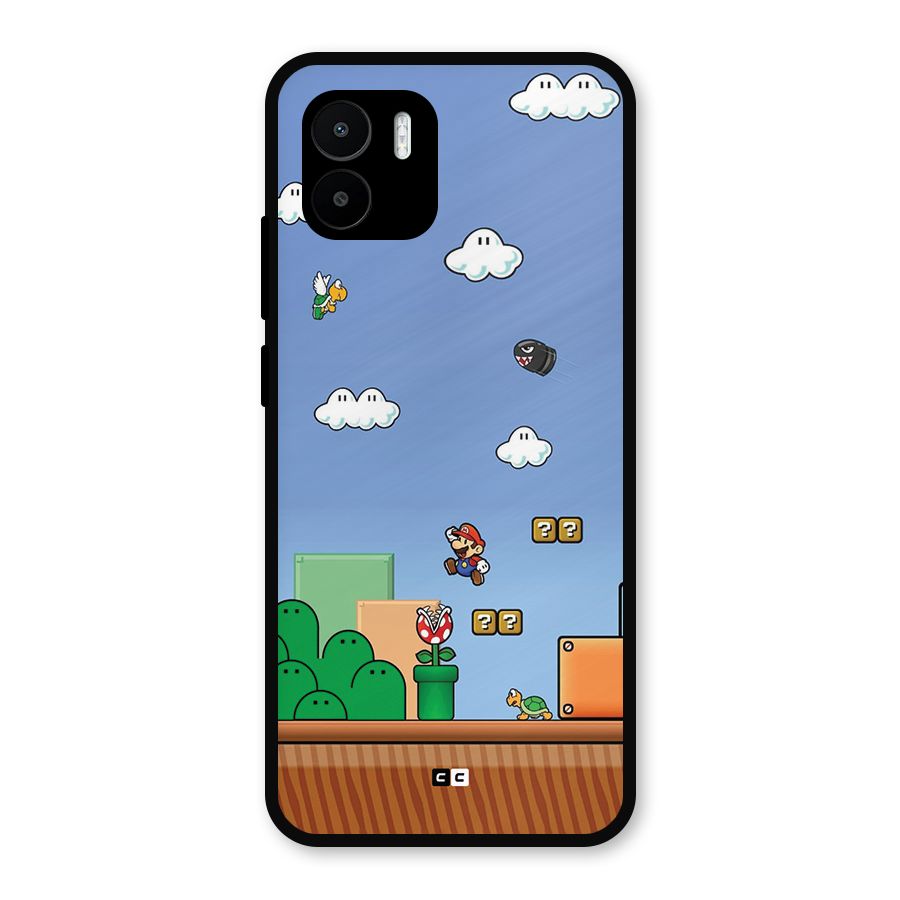 Super Plumber Metal Back Case for Redmi A1