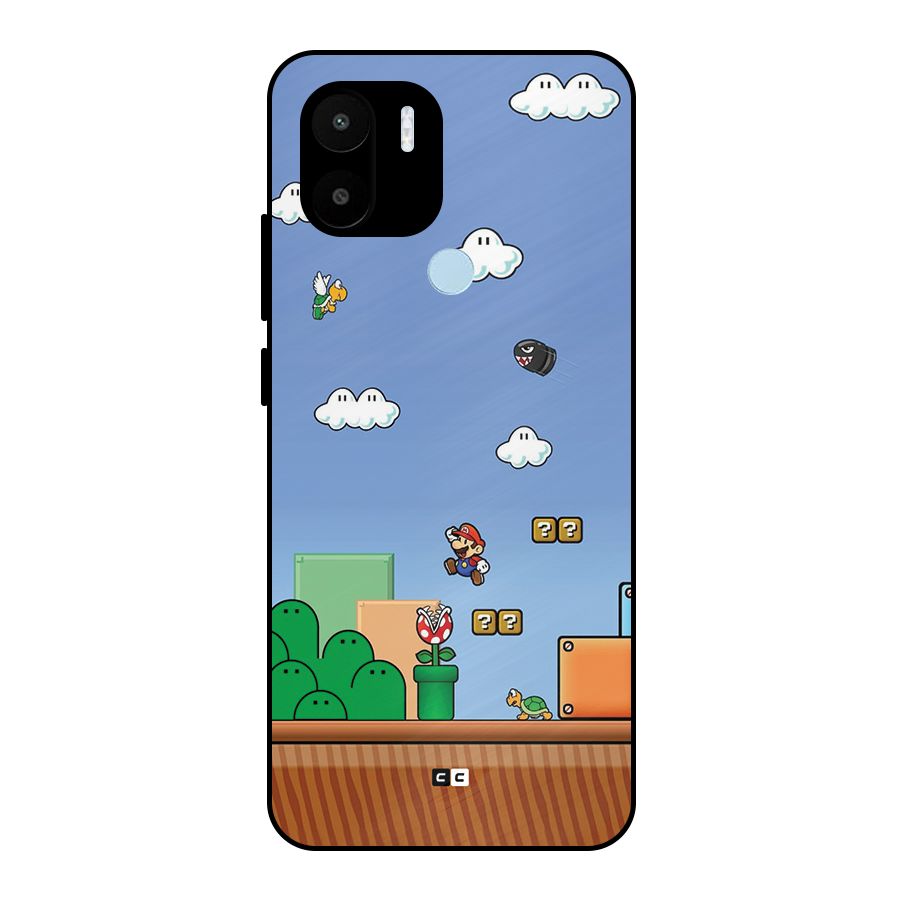 Super Plumber Metal Back Case for Redmi A2 Plus