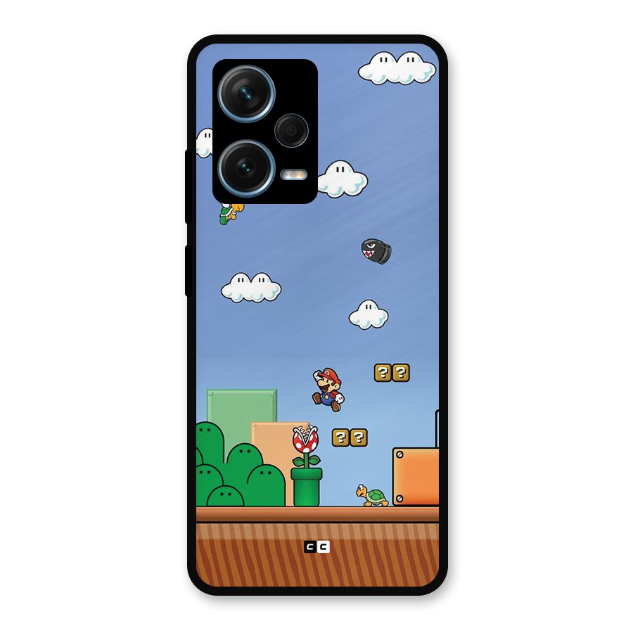 Super Plumber Metal Back Case for Redmi Note 12 Pro Plus 5G