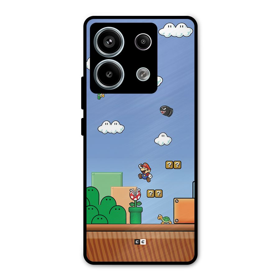 Super Plumber Metal Back Case for Redmi Note 13 Pro 5G