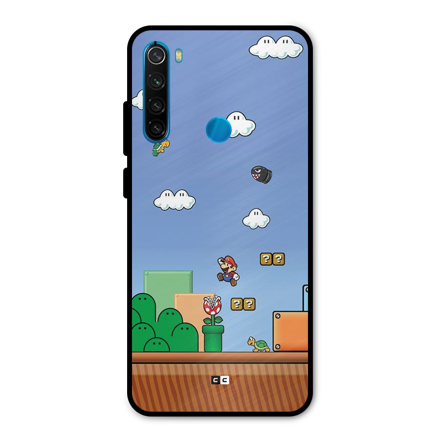 Super Plumber Metal Back Case for Redmi Note 8